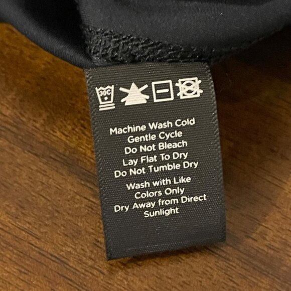 Alala Tri-Colored Mid Rise Stretch Leggings Black size Xsmall - Picture 8 of 11